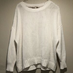 Loft White Sweater